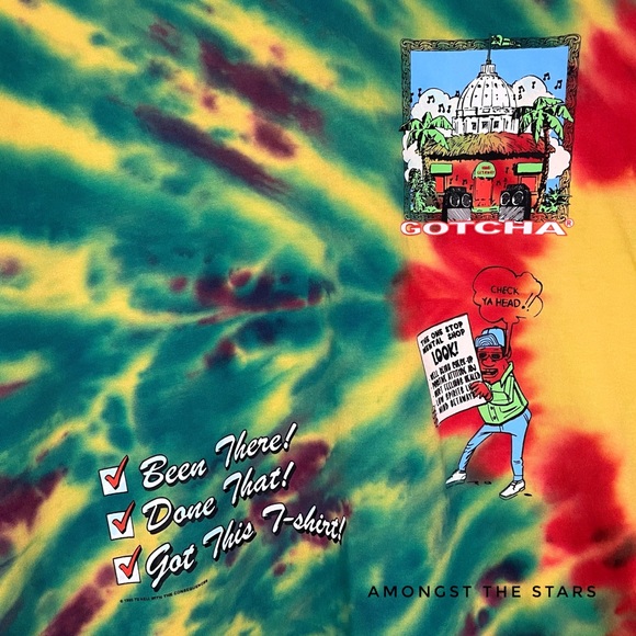 GOTCHA Paradise Hills Surf Club Green Tie Dye T-Shirt - Picture 8 of 10